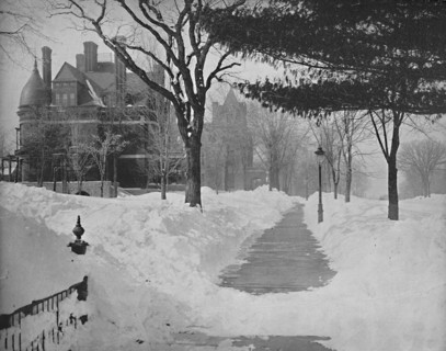 Summit Avenue in Winter, St. Paul, Minnesota', c1897.