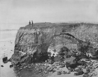 Natural Bridge on the Coast near Santa Cruz, California', c1897.