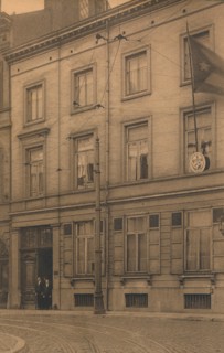 Exterior of the Cuban Embassy in Brussels, Belgium, 1927.