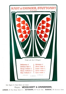 Kast & Ehinger, Stuttgart advertisement', 1909.