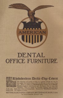 American Dental Office Furniture - Rhododendron Deckle Cage Covers', 1909. s