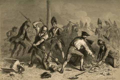 Defence of the Liberty Pole in New York', (1877).
