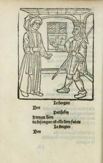 La Farce de maître Pathelin, c. 1490.