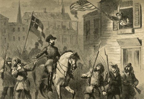 Barbara Frietchie's Defiance', (1878).