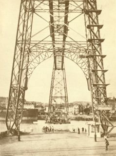 A Transporter Bridge at Rouen', c1930.
