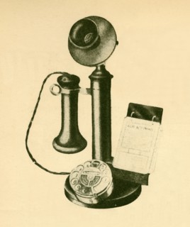 An Automatic Telephone Receiver', c1930.
