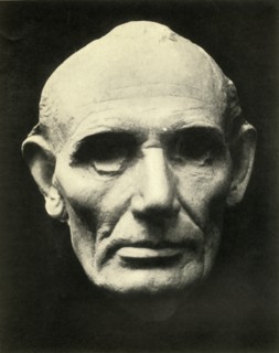 Life mask of Abraham Lincoln, 1860, (1930).