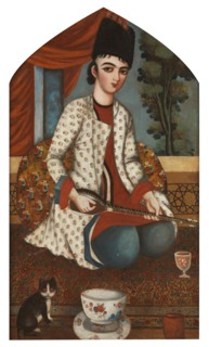 Sitar player, c. 1830-1840.
