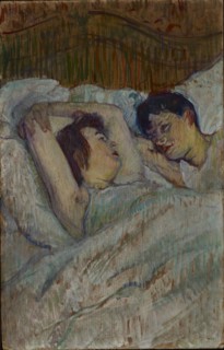 Au lit, 1892.