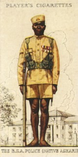 The British South Africa Police (Native Askari)', 1936.