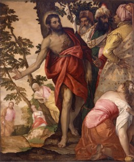 Saint John the Baptist Preaching , ca 1562.