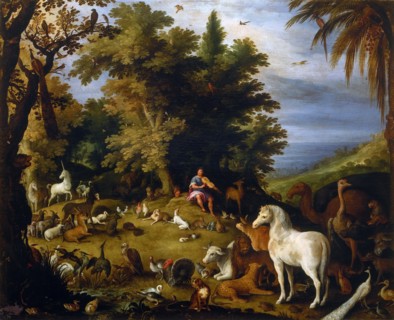 Orpheus among the animals, ca 1595.