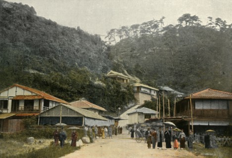 Une Rue A Nunobiki, Pres De Kobe', (A Road in Nunobiki, near Kobe), 1900.
