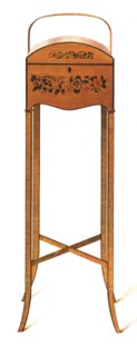 Painted Satin-Wood Work-Table, 1908.