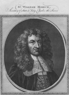 Sr. William Morice, Secretary of State to King Charles the Second', 1784.