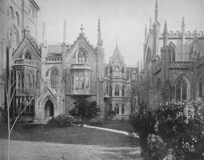 Grace Church and Rectory, New York', c1897.