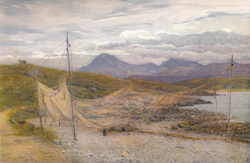 Salmon Nets, Gairloch, Ross-Shire', 1860-1906, (1906).