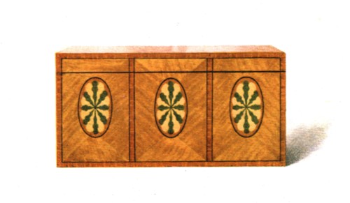 Inlaid Satin-wood Tea-Caddy, 1908.