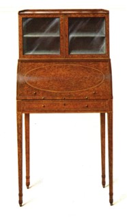 Amboyna-wood Writing Cabinet. 1908.