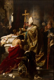 The Baptism of Vajk , 1875.