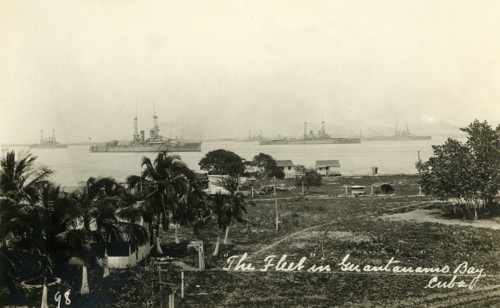The Fleet in Guantanamo Bay, Cuba', c1919.
