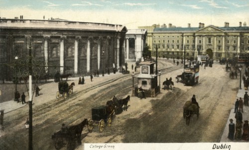 College Green - Dublin', late 19th-early 20th century.