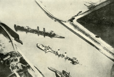 The Blocking of Zeebrugge Harbour', (1919).