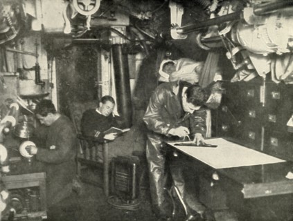 At the Bottom of the Sea. In the wardroom of a submarine', (1919).