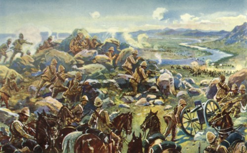 Heading Off Cronje - General French Blocking the Way at Koodoosrand Drift', (1901).