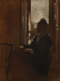Woman at the window, 1871-1872.