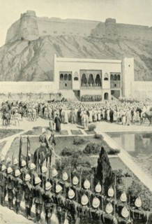 General Roberts Reading His Proclamation at Kabul, October 12, 1879', (1901).