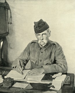 Lord Roberts Writing in his Tent', c1900, (1901).