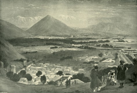 The Bala Hissar and City of Kabul from the Upper Part of the Citadel', c1842, (1901).