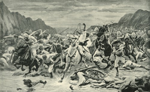 The Victory of Kandahar (Cavalry Pursuit to the Arghandab River)', (1901).