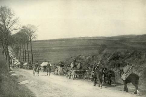 On the Way to the Trenches', (1919).