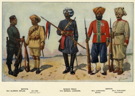 Types of the Indian Army', 1919.