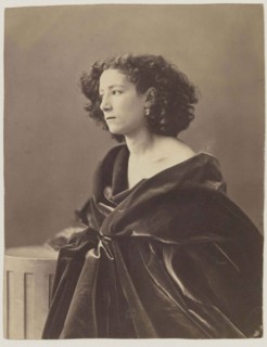 Portrait of Sarah Bernhardt (1844-1923), 1864.
