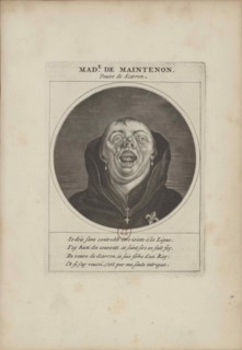 Madame de Maintenon disguised as a monk, ca 1690.