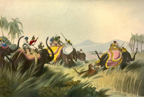 The Tiger Hunt', c1808, (1901).