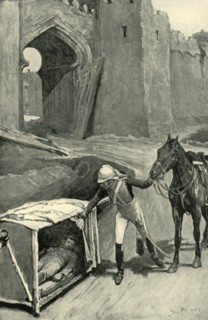 Roberts Finds Nicholson Mortally Wounded Under the Walls of Delhi', (1901).