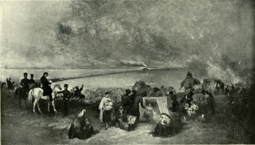 Cawnpore - The Passage of the Ganges with the Refugees from Lucknow...November 1857', (1901).