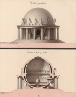 Élévation d'un temple à l'Égalité, pour le jardin du philosophe.
