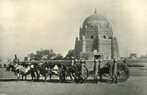 Indian Garrison Artillery with Heavy Battery (40-pr. M.L.) Equipment - Drill Order (Khaki)', 1901.