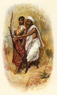 A Bhil Couple', c1910.