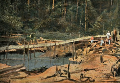 Saint-Elie. Le Schluss (Rigole Pour L'Or)', (The Sluice, Prospecting for Gold), 1900.