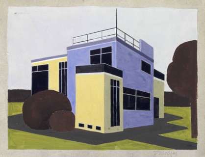 Design for a Detached House, 1923.