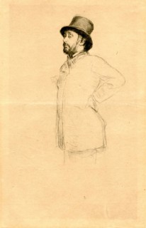 Edgar Degas au chapeau.