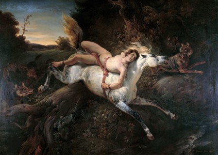 Mazeppa and the Wolves, 1826.