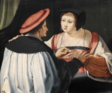 Les Fiancés (The Fiances), c. 1525.