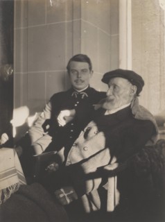 Pierre-Auguste and Jean Renoir, c. 1916.